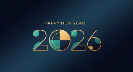 Happy new year 2026 design