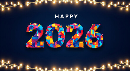Happy new year 2026 greeting