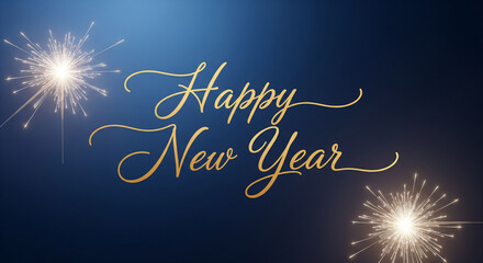 Happy new year celebration