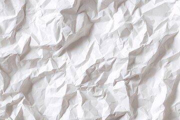Obraz premium Crumpled white paper texture