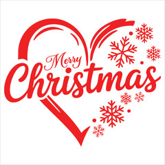 Merry Christmas Heart With Candy Cane Art