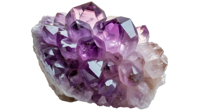 Stunning amethyst crystal cluster for holistic healing and spiritual growth with vibrant purple hues