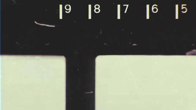 Looping microfiche scan transition in vertical and horizontal formats. Perfect for blending modes, archival looks and retro visual design.