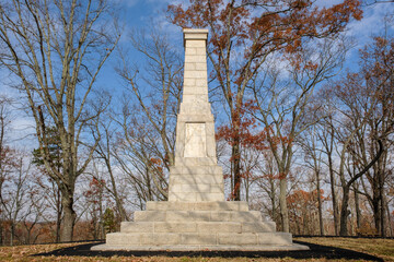 Kings Mountain National Military Park Centennial Monument in Blacksburg, South Carolina