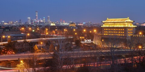 Fototapeta premium night view of the city 