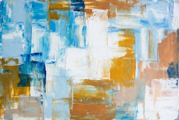 Abstract Color Canvas: An abstract painting showcases a captivating array of colors and textures, where vibrant hues and intriguing patterns coalesce into a mesmerizing visual experience.