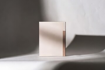 Minimalist Product Presentation: A sleek, elegant box bathed in soft, natural light, creating a clean and modern aesthetic. The design evokes a sense of purity and sophistication.