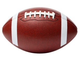 Leather ball ready for game