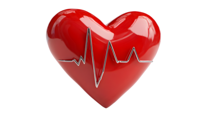 a beautiful red heart