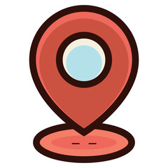location pin icon illustration