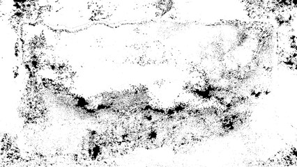 Grunge black and white Texture. Dark messy dust overlay distressed background. Vector illustration.