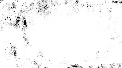Grunge black and white Texture. Dark messy dust overlay distressed background. Vector illustration.