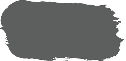 Fototapeta premium Abstract gray brush stroke design element with rough edges style