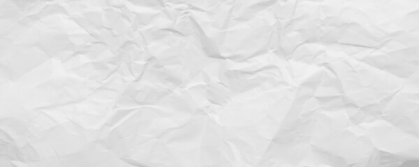 White background with aesthetic paper accents. Crumpled paper texture background. White crumpled paper background.
