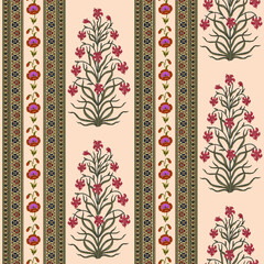 seamless Ethnic Digital Pattern background texture