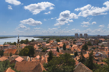 
Panoramic View from Gardos Tower of Belgrade, Serbia, Overlooking the Danube River
