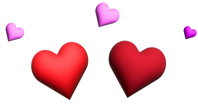 valentine Day Love, 3d Love, Love hearts, valentine romance love set