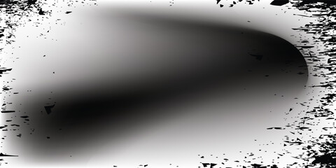 Black White Gradient Grunge Abstract Background with Noise Grainy Texture. For poster, banner, flyer and presentation.