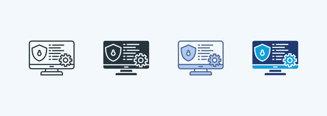 Antivirus Multiple Style Icon Collection