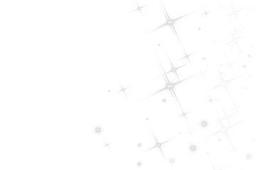 Luxury glamour golden light sparkle background, shining particles glow effect on transparent PNG illustration.