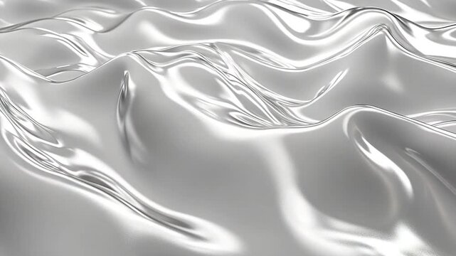 fluid silver background waves video