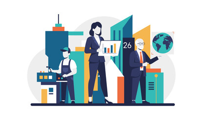 Industry finance and global leadership unite for business success and workforce diversity