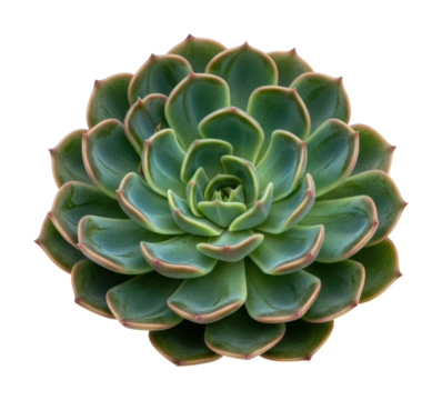 Succulent plant display botanical natural light isolated on transparent background - Powered by Adobe
