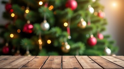 christmas tree and decorations