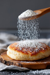 Fluffy Pancake with Powdered Sugar