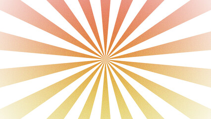 Abstract Grainy Radial Sunburst Background. Vintage Gradient Ray Burst with Retro Noise Texture for Social Media, Poster Design, and Presentation

