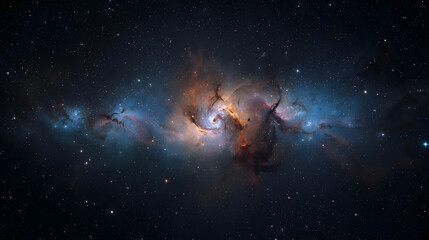 Obraz premium space background with stars