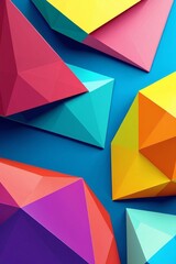 Vibrant Geometric Abstract Art