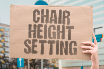 "Chair Height Setting" Supervisors specify exact seat elevation measurements strictly. DESK. ERGONOMIC. ADJUST. POSTURE. SIT.