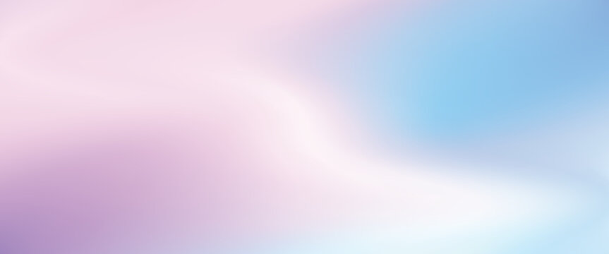 Pastel tone purple pink blue gradient defocused abstract photo smooth lines pantone color background