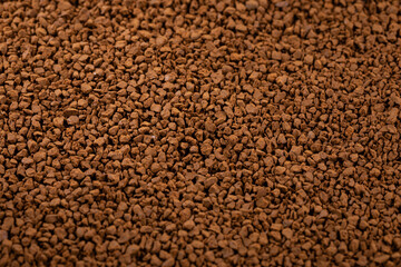 Macro view of small brown absorbent granules

