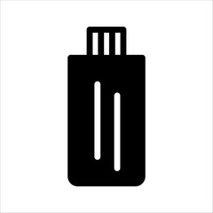 flash disk icon black