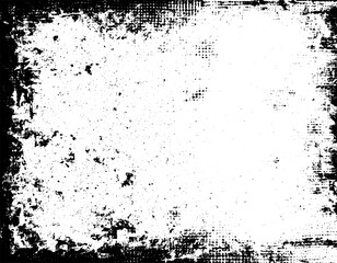 Black splattered rough vintage surface