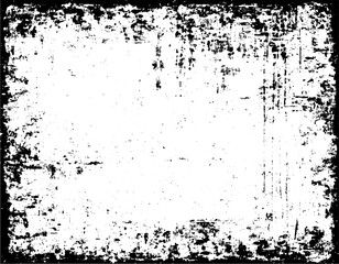 Black splattered rough vintage surface