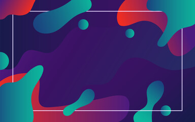 Monochrome Fluid Gradient Poster Background