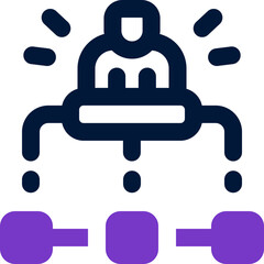 accounting duotone icon. Sleek and modern vector icon for websites, mobile apps, marketing materials, and corporate design. Fully scalable and ready to use.