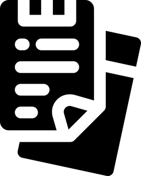 spreadsheet glyph icon. Strong and solid vector icon for websites, mobile interfaces, presentations, and visual branding. High quality and easy to edit.