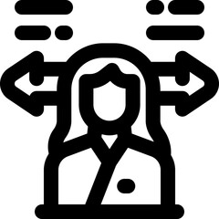 conversation line icon. Clean and minimalist vector icon for websites, mobile apps, presentations, and logos. Fully scalable and customizable for any project.