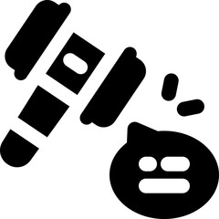 consultation room glyph icon. Strong and solid vector icon for websites, mobile interfaces, presentations, and visual branding. High quality and easy to edit.