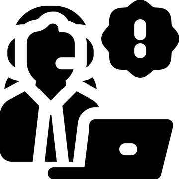 problem statement glyph icon. Strong and solid vector icon for websites, mobile interfaces, presentations, and visual branding. High quality and easy to edit.