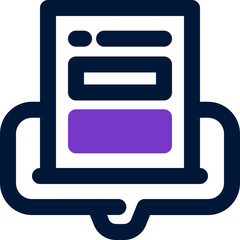 good feedback duotone icon. Sleek and modern vector icon for websites, mobile apps, marketing materials, and corporate design. Fully scalable and ready to use.