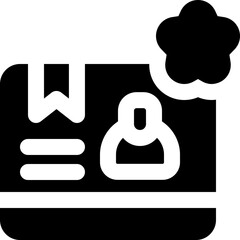 gift glyph icon. Strong and solid vector icon for websites, mobile interfaces, presentations, and visual branding. High quality and easy to edit.