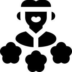 credible glyph icon. Strong and solid vector icon for websites, mobile interfaces, presentations, and visual branding. High quality and easy to edit.