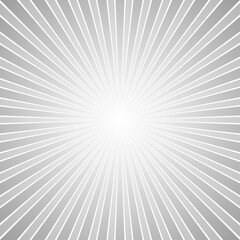 Obraz premium Retro comic-style radial burst background in vibrant green colors. Bright sunburst rays create a dynamic pop-art effect suitable for posters, comic book design, vintage illustrations, advertisements, 