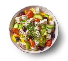 bowl of greek salad