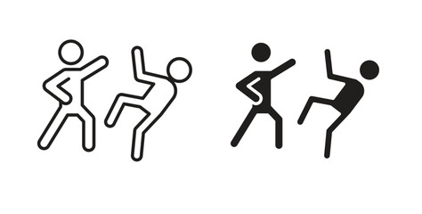 Assault icon vector design. icon doodle hand drawn.